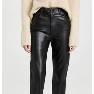 Pistola Women's Cassie Faux Leather Pants - size 27